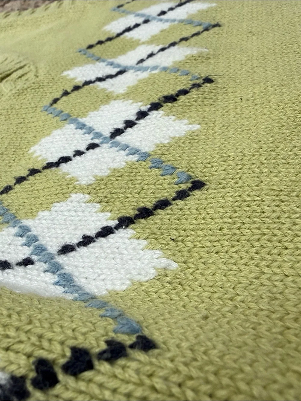 The Children's Place Lime Green Knit Baby Sweater (24m)